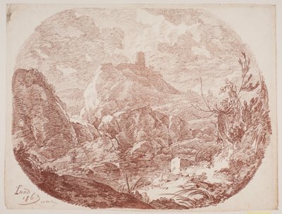 Italienische Fantasielandschaft von Jens Petersen Lund