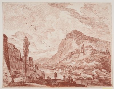 Italienische Fantasielandschaft von Jens Petersen Lund