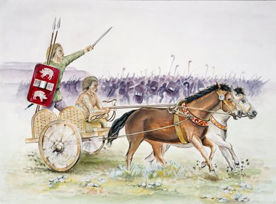Keltischer Streitwagen, Eisenzeit, ca. 1990-2010 von Jeremy Richards