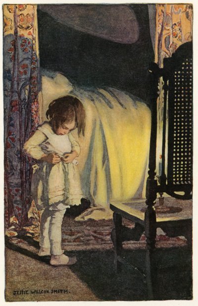 Bett im Sommer von Jessie Willcox Smith