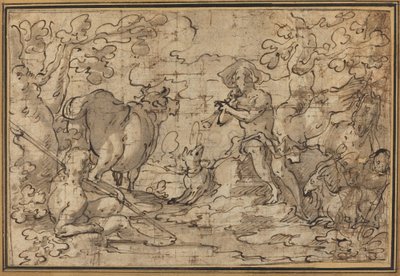 Merkur und Argus von Joachim Anthonisz Wtewael