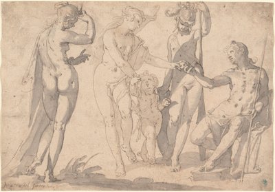 Das Urteil des Paris von Joachim Anthonisz Wtewael