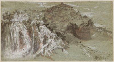 Die Wasserfälle von Tivoli (recto) von Joachim Franz Beich