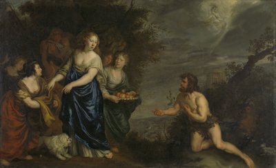 Odysseus und Nausikaa von Joachim von Sandrart (I)