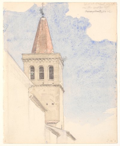 Glockenturm in Sansepolcro von Joakim Frederik Skovgaard