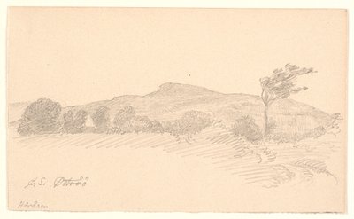 Landschaft mit Blick auf den Höhenrücken Höråsen. Öströö von Joakim Frederik Skovgaard