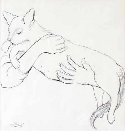 Kuschelige Katze, 2000 von Joan Thewsey