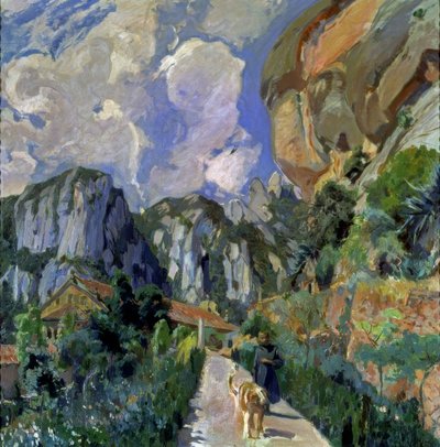 Der Garten der Ministranten, Montserrat von Joaquim Mir i Trinxet