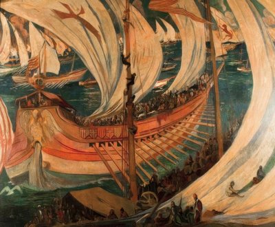 Eroberung Mallorcas von Joaquim Mir i Trinxet