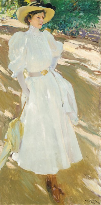 María in La Granja von Joaquín Sorolla
