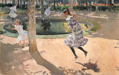 Seilspringen, La Granja von Joaquin Sorolla y Bastida
