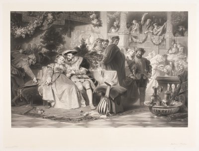 Heinrich VIII. und Anna Boleyn von Joel Ballin