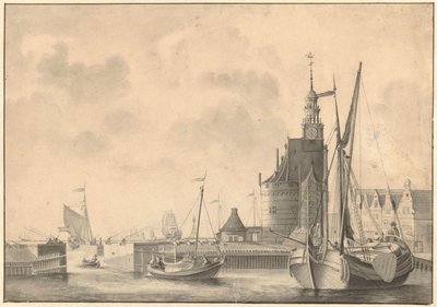 Der Hafen von Hoorn von Johan Antonie Kaldenbach