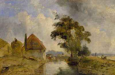 Umgebung von Breda von Johan Barthold Jongkind