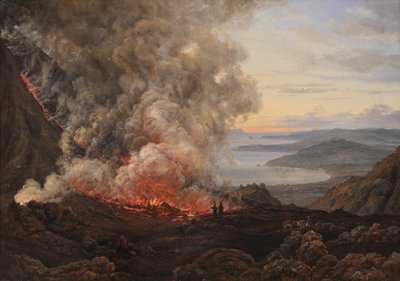 Ausbruch des Vulkans Vesuv von Johan Christian Dahl