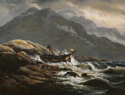 Schiffswrack von Johan Christian Dahl