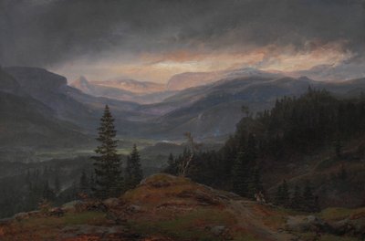 Blick über Hallingdal von Johan Christian Dahl