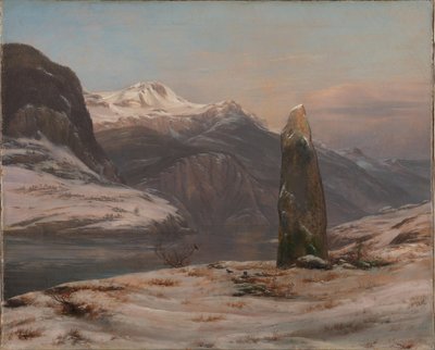 Winter am Sognefjord von Johan Christian Dahl