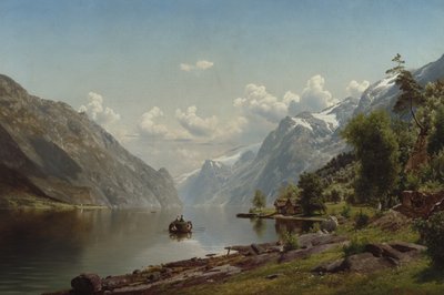 Vom Hardangerfjord von Johan Fredrik Eckersberg