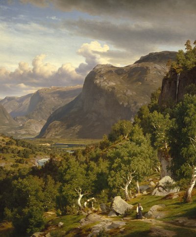 Von Nes in Hallingdal von Johan Fredrik Eckersberg