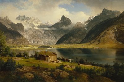 Romsdalshorn von Johan Fredrik Eckersberg