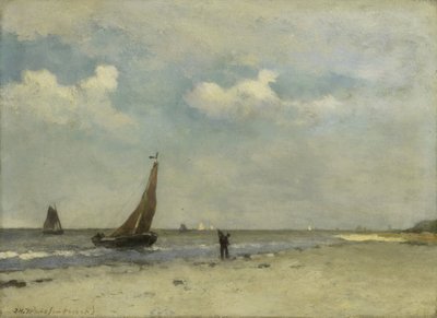 Strandszene von Johan Hendrik Weissenbruch