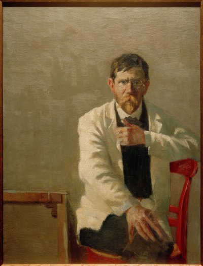 Selbstporträt von Johan Rohde