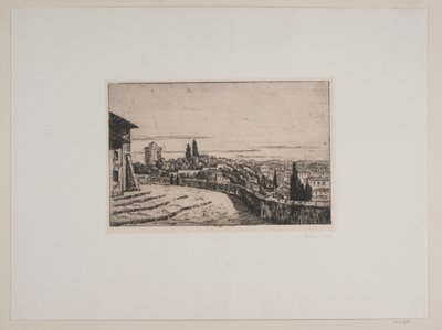 Aussicht über Rom vom Janiculum-Hügel von Johan Rohde