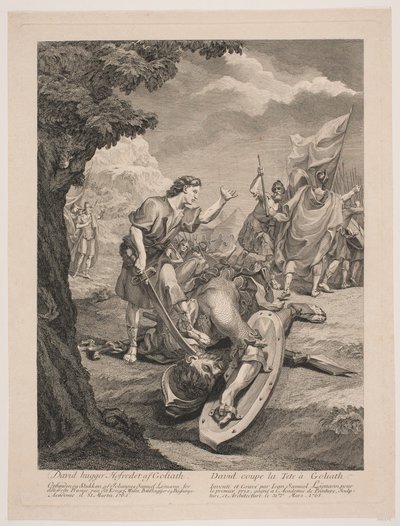 David und Goliath von Johan Samuel Lymann