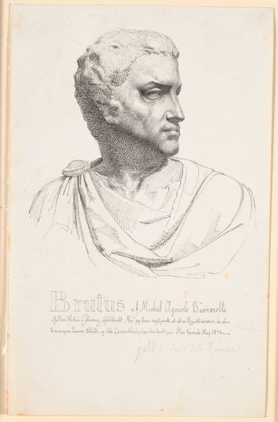 Brutuskopf von Johan Thomas Lundbye
