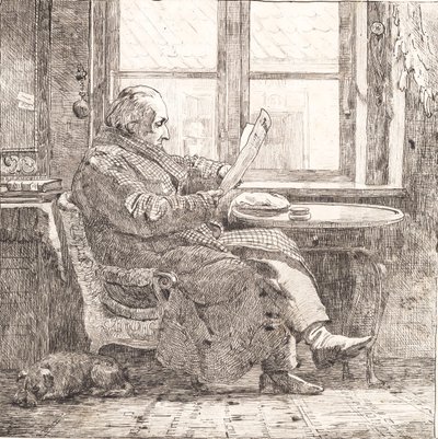 Justizrat Emanuel Bonnevie von Johan Thomas Lundbye