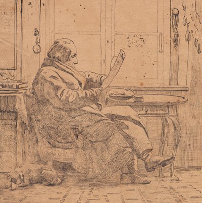 Justizrat Emanuel Bonnevie von Johan Thomas Lundbye