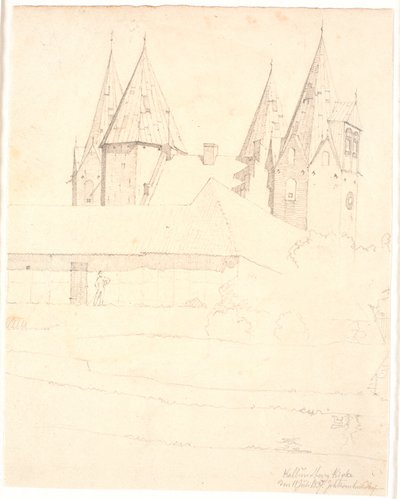 Kallundborg Kirche von Johan Thomas Lundbye