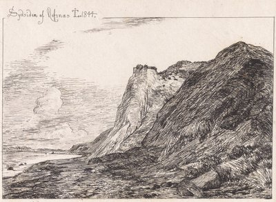 Südseite von Refsnæs von Johan Thomas Lundbye