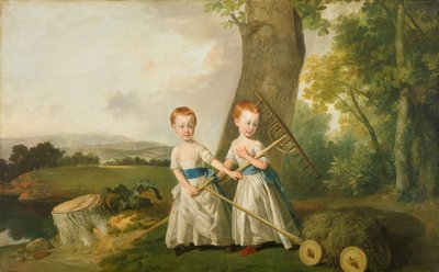 Porträt der Blunt-Kinder von Johan Zoffany
