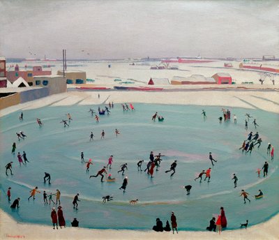 Schlittschuhläufer von Johan van Hell