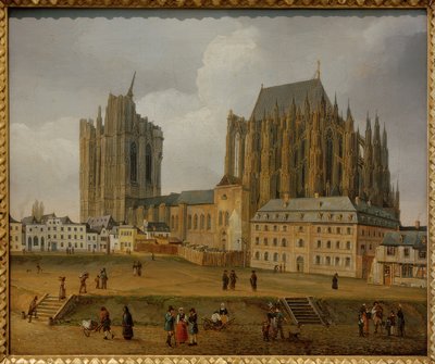 Kölner Dom von Südosten von Johann Adolf Lasinsky