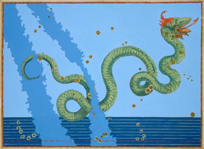 Konstellation des Serpens, 1603 von Johann Bayer