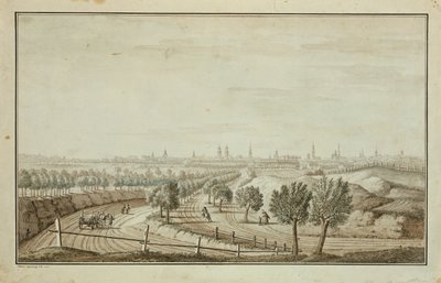 Ansicht des Halleschen Tors von Johann Carl Wilhelm Rosenberg