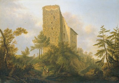Umgebung der Ruine Habsburg von Johann Caspar Rahn
