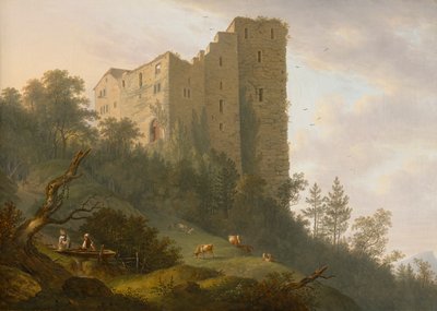Umgebung der Ruine Habsburg von Johann Caspar Rahn