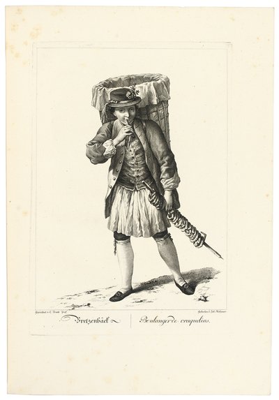 Bäcker von Craquelins von Johann Christian (after) Brand