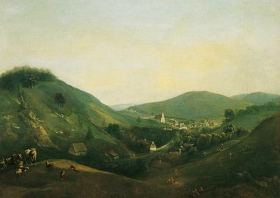 Landschaft bei Kalksburg von Johann Christian Brand