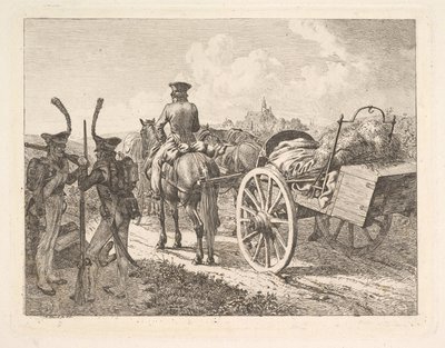 Eine russische mobile Schmiede, 1815 von Johann Christian Erhard