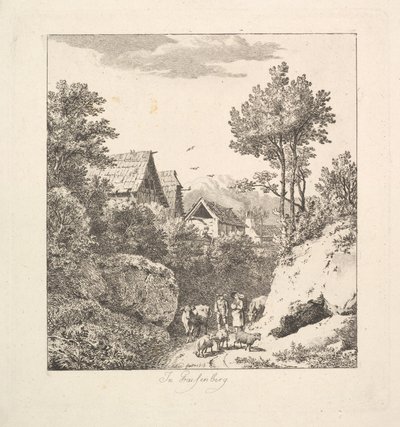 In Regenberg, 1815 von Johann Christian Erhard