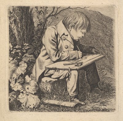 Der Künstler Hoffman, 1815 von Johann Christian Erhard