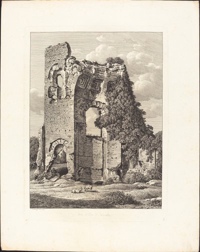 In der Nähe des Zirkus von Caracalla von Johann Christian Reinhart