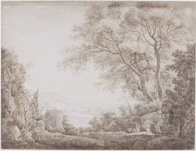 Italienische Landschaft von Johann Conrad Steiner (possibly)