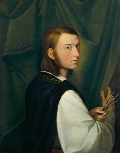 Selbstporträt von Johann Evangelist Scheffer von Leonhardshoff