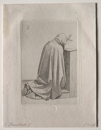 Ein betender Mönch, 1826 von Johann Friedrich Overbeck